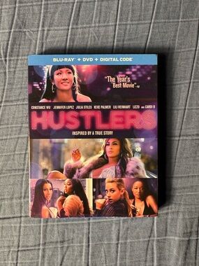 Hustlers Blu-ray + DVD + Digital Code - Pink & Purple Cover